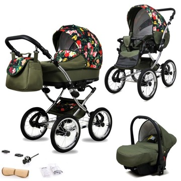 Wózek 3w1 dziecięcy spacerówka BabyLux Margaret
