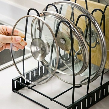 МНОГОФУНКЦИОНАЛЬНЫЙ ОРГАНАЙЗЕР ДЛЯ СТЕКЛОВ, КОРЗИН, МЕТАЛЛИЧЕСКИХ КРЫШОК, 8 ЧАСТЕЙ