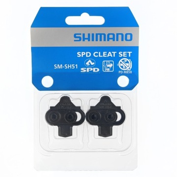Педальные блоки Shimano SPD SM-SH51, черные