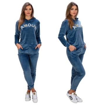 WE342 r. S/M WELUROWY MODNY KOMPLET DRESOWY