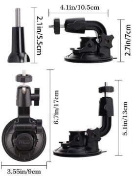 Стеклянный держатель на присоске GOPRO 12 Insta360 DJI ACTION (GP.100)
