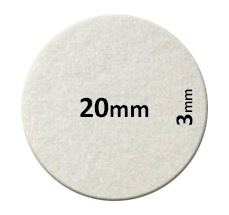 8pcs 20MM FILE FOOL COASTERS FOR COLUMN SPEAKERS