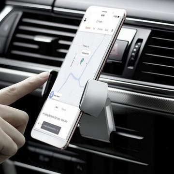 АВТОМОБИЛЬНЫЙ ДЕРЖАТЕЛЬ АЛЮМИНИЕВЫЙ для телефона со слотом для компакт-дисков