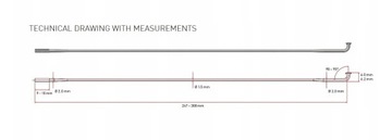 СПИЦЫ DT Swiss Revolution 2.0x1.5 265мм 1шт.