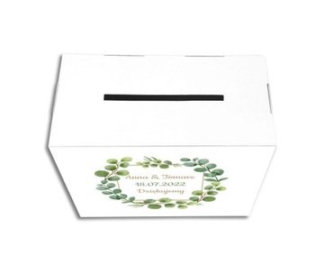 ПЕРСОНАЛИЗИРОВАННАЯ свадебная коробка для конвертов НОВИНКА