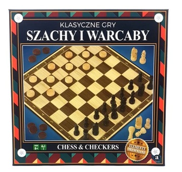 KLASYCZNE GRY SZACHY I WARCABY AMBASADOR