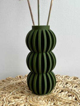 Уникальная ваза-бутылка ALURA для сухоцветов и цветов LEGO ICONS 3D цвета