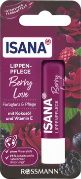 ISANA NAWILŻAJĄCA POMADKA DO UST OWOCOWA