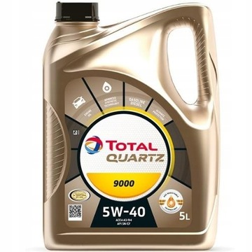 OLEJ TOTAL QUARTZ 9000 A3/B4 API SM/CF 5W40 5L