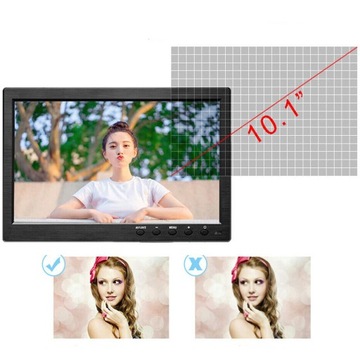 MONITOR 10,1 CALA MAŁY MONITOR LCD HD MINI TV DO KOMPUTERA SAMOCHODOWEGO