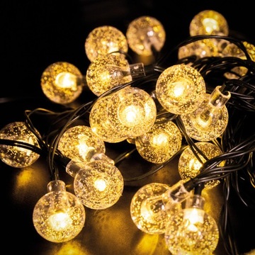 ДЛИННАЯ СОЛНЕЧНАЯ ГИРЛЯНДИЯ 10М 50LED СОЛНЕЧНЫЕ САДОВЫЕ ЛАМПЫ ДЛЯ БАЛКОНА, СВЕТ