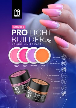 PALU ŻEL BUDUJĄCY PRO LIGHT BUILDER SWEETY PINK 45 g