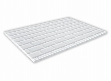SZKLANA DESKA KUCHENNA 40x30 243b Biała cegła
