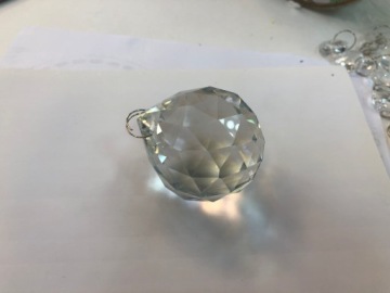 подвески из хрустального шара
