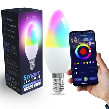 E14 Светодиодная лампа RGB 3 Вт РАЗЛИЧНЫЕ ЦВЕТА БЕСПЛАТНО ДИСТАНЦИОННО!