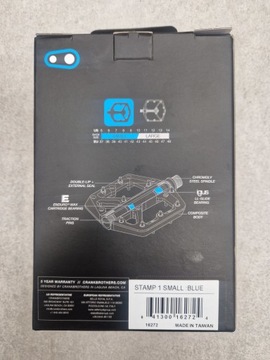 Педали платформы CrankBrothers Stamp 1 Small Blue