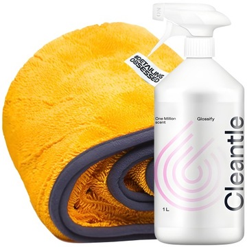 CLEANTLE GLOSSIFY QD przyciemnia chroni podbija blask 1000ml + ręcznik