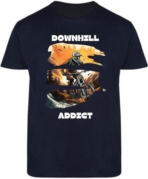 T-SHIRT MĘSKI NA ROWER DOWNHILL SPECIALIZED KOSZULKA GRANATOWA R-S A277