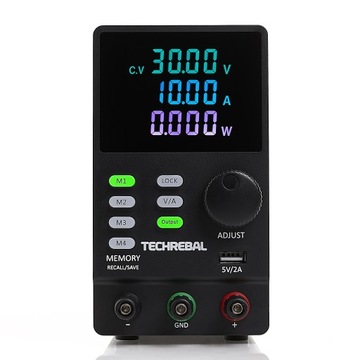 ЛАБОРАТОРНЫЙ ИСТОЧНИК ПИТАНИЯ Techrebal SPPS-3010D 30В 10А USB ТОЧНАЯ ПАМЯТЬ