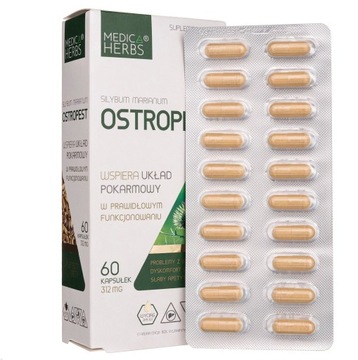 MEDICA HERBS SILYBUM MARIANUM 80% SYLIMARYNY