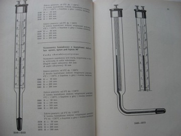 РЕРМОМЕТРЫ СТЕКЛЯННЫЕ АРЕОМЕТРЫ Каталог 1964 г.