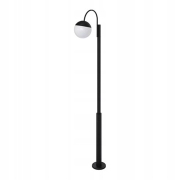Lampa ogrodowa stojąca GoodHome Jarrow E27 IP44 czarna