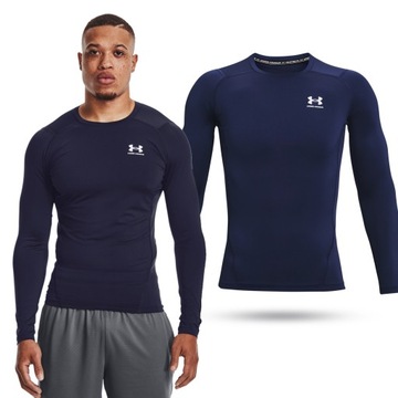 KOSZULKA MĘSKA UNDER ARMOUR LONGSLEEVE TERMOAKTYWNA SZYBKOSCHNĄCA 1361524