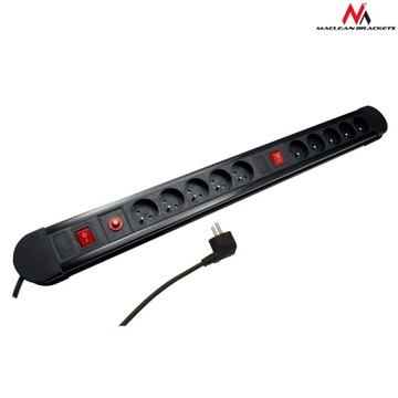 УДЛИНИТЕЛЬНЫЙ КАБЕЛЬ НА 10 РОЗЕТОК ПИТАНИЕ БЫДГОЩ