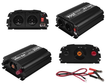 АВТОМОБИЛЬНЫЙ ПРЕОБРАЗОВАТЕЛЬ TIR 24В 230В 700Вт 1000Вт VOLT POLSKA TIR + USB