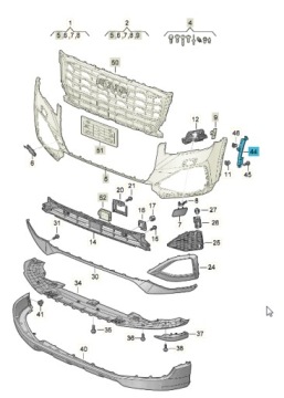 Adapter 81A807409 Oryginalny OE NOWY