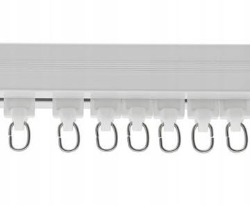 KARNISZ ELEKTRYCZNY FLEX SMART REGULOWANY 220-400 CM BIAŁY Z PILOTEM