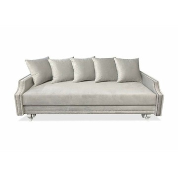 SOFA DO NOWOCZESNEGO SALONU NA NOGACH LUDWIKOWSKICH 224X96 TAPICEROWANA