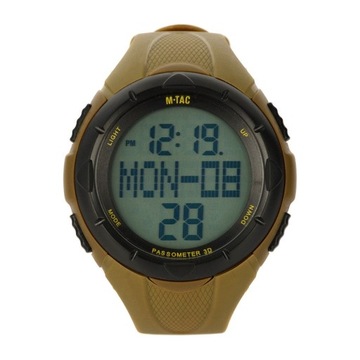 Zegarek taktyczny M-Tac z krokomierzem Coyote