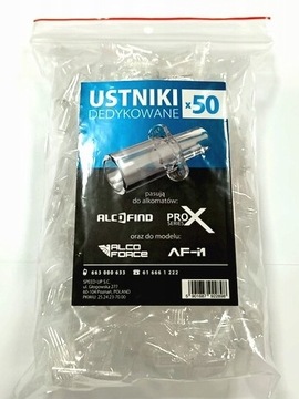USTNIKI DO ALKOMATU PROMILER ISOBER PRO X-3 X-5 ALCOFIND ALCO FORCE 50SZTUK