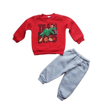 Komplet dres dla chłopca ocieplany r. 86