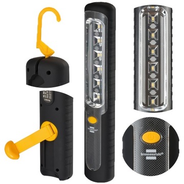 BRENNENSTUHL przenośna lampa akumulatorowa LED WARSZTATOWA + DYNAMO USB