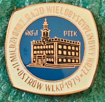 ODZNAKA II MIĘDZYODDZ. RAJD WIELODYSCYPLINOWY WRZZ OSTRÓW WLKP. 1979