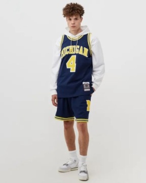 Mitchell Ness NCAA Крис Уэббер джерси XXL