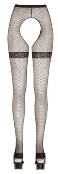 Sexy rajstopy odkryte Cottelli Net Tights M/L