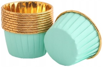 МАФФИНОВЫЕ МАФИНЫ Мятные МАФИНЫ Формочки для маффинов 50 шт.