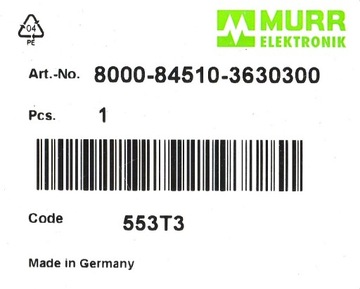 MURRELEKTRONIK 8000-84510-3630300 MODUŁ PASYWNY