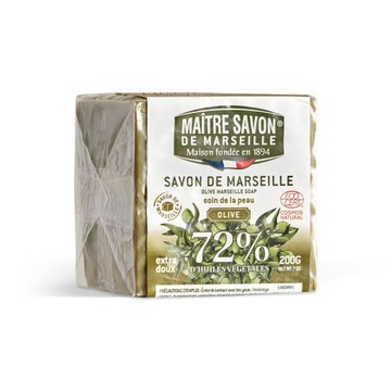 Maitre Savon mydło marsylskie OLIWKA certyfikat ECOCERT 200g formuła natura