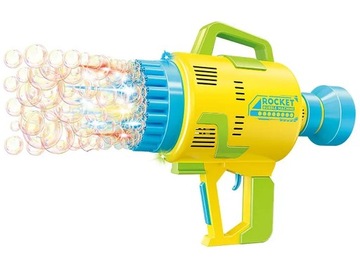 МЫЛЬНЫЙ ПУЗЫРЬ Базука-МАШИНА 48 светодиодных USB-пузырей