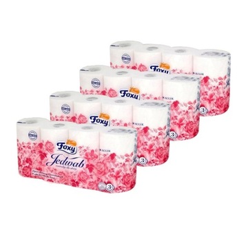 Foxy Jedwab Papier toaletowy zapachowy 32 rolki DELIKATNY