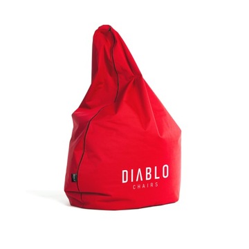 Молодёжный тканевый игровой пуф SAKO Diablo Chairs сумка: красный