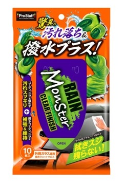 Prostaff Rain Repellent Glass Wipes Rain Monster hydrofobowe chusteczki