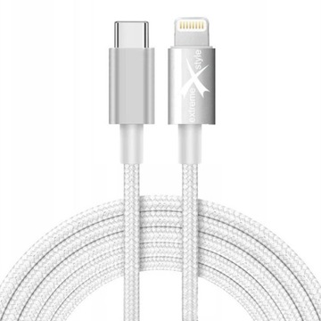 Kabel USB C do ładowania telefonu iPhone Lightning