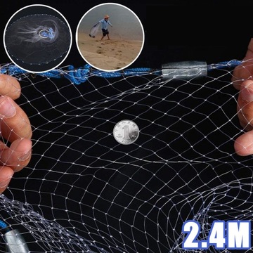 Ручная рыболовная сеть длиной 2,4 м.