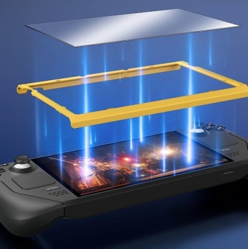JSAUX 2x Матовое защитное стекло - простая установка на Steam Deck / OLED