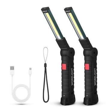 M3980 Worklight W-52 Latarka lampa USB 2szt.